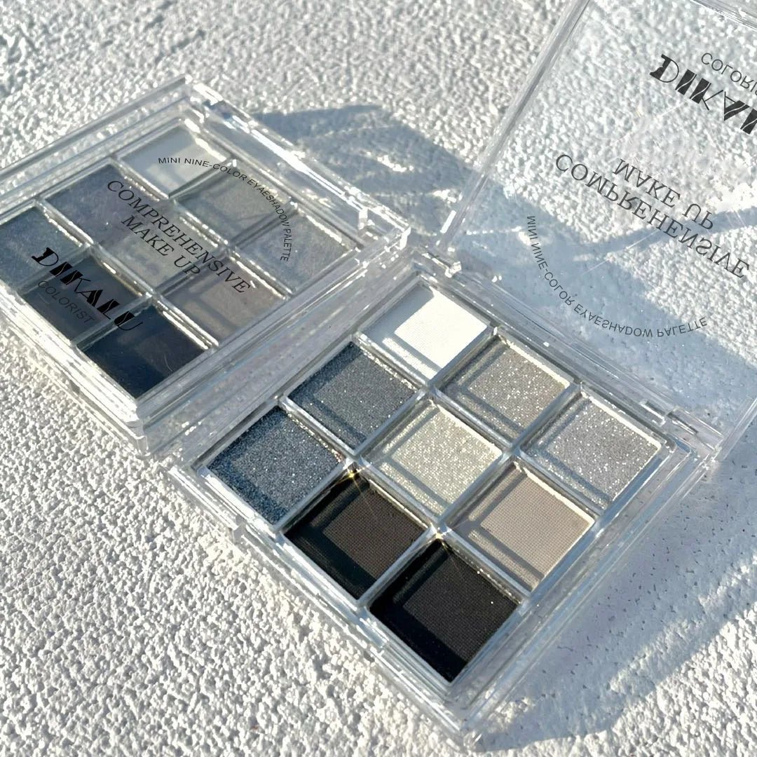 Eyeshadow Palette Oh Rosy Nine Palace Grid Auto Focus Smoke Powder