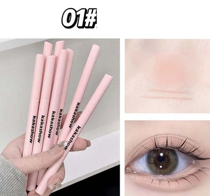 Double-end Lying Silkworm Eyeliner Pencil Diamond Glitter Matte Highligher