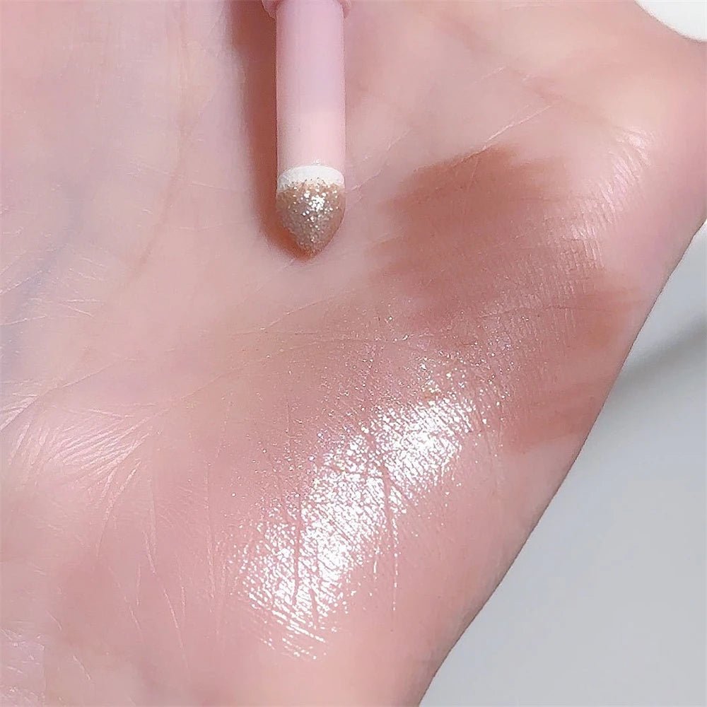 Double-end Lying Silkworm Eyeliner Pencil Diamond Glitter Matte Highligher