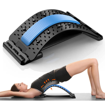 Back Stretcher for Back Pain Relief, Multi-Level Back Cracker Board