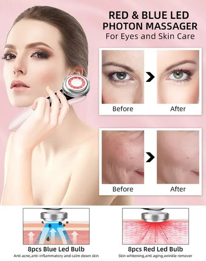 EMS Facial Massager Multifunction Skin Care Tools Face Beauty Device