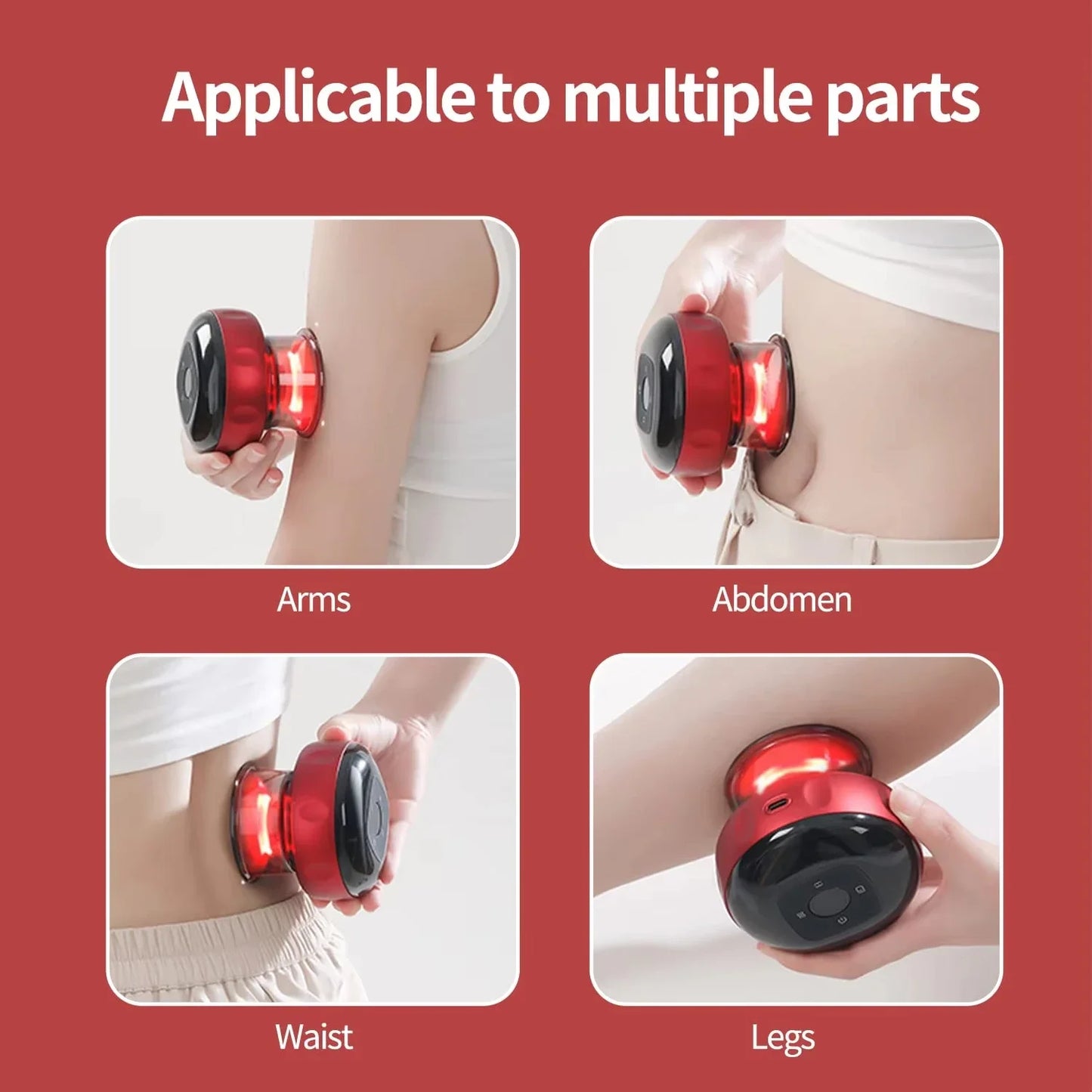 Electric Vacuum Cupping Set Wireless  Level Skin Scraping Massage