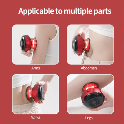 Electric Vacuum Cupping Set Wireless  Level Skin Scraping Massage