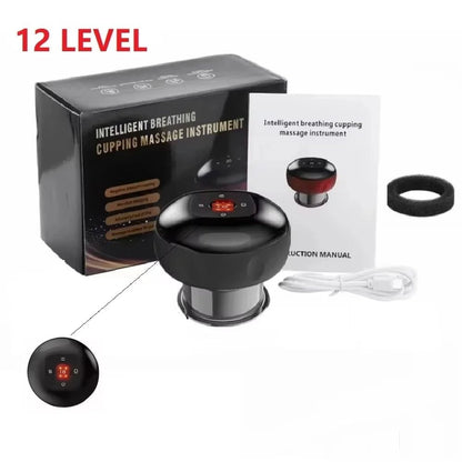 Electric Vacuum Cupping Set Wireless  Level Skin Scraping Massage