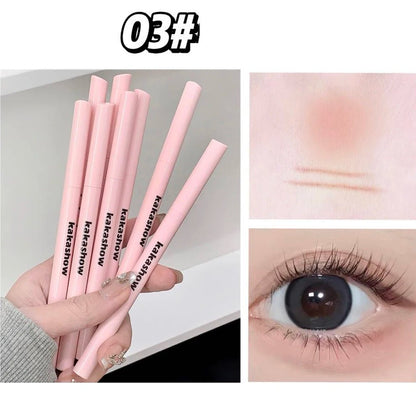 Double-end Lying Silkworm Eyeliner Pencil Diamond Glitter Matte Highligher