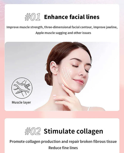 NEW Micro Current Beauty Device Mini Portable Face Lifting Roller