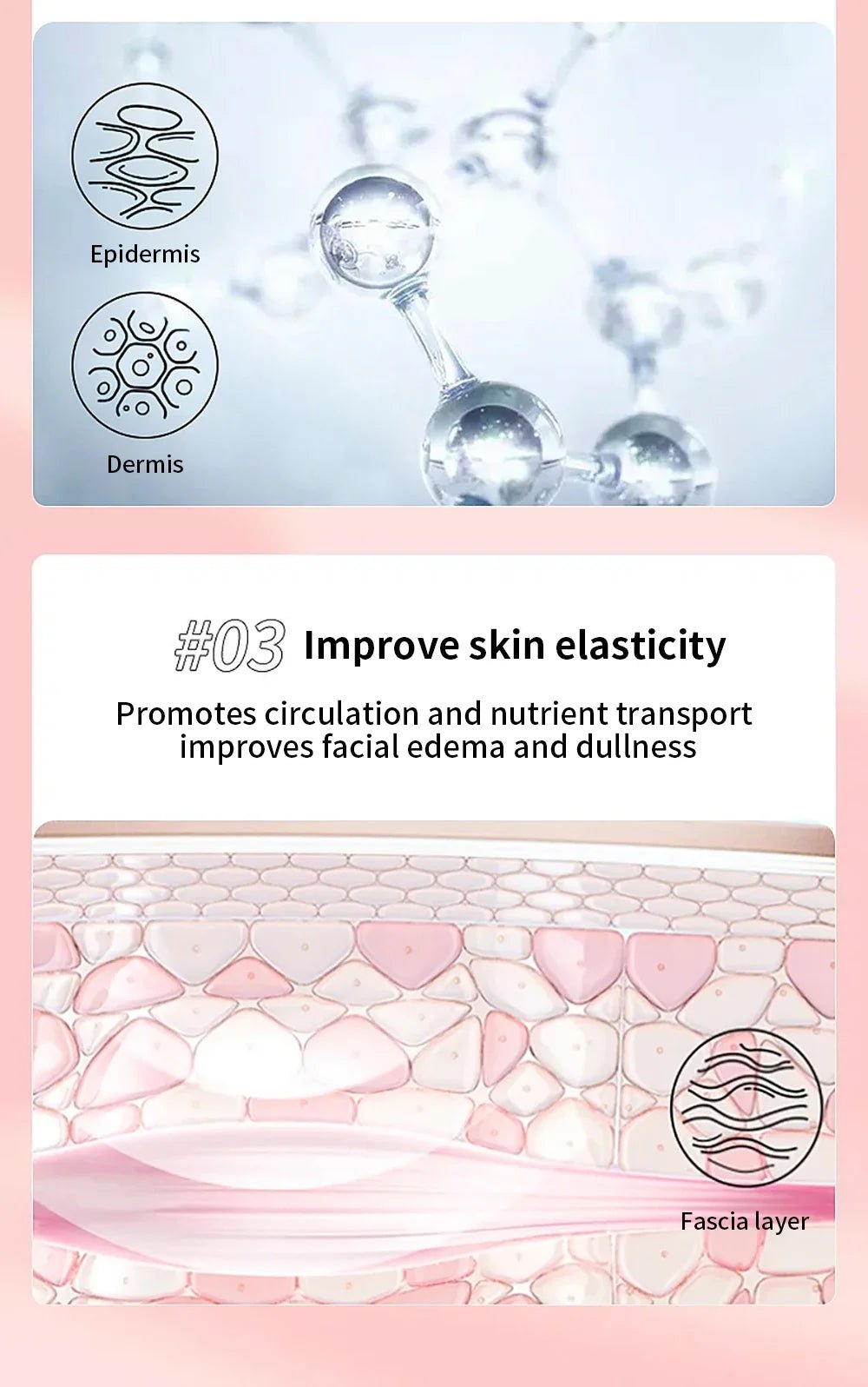 NEW Micro Current Beauty Device Mini Portable Face Lifting Roller