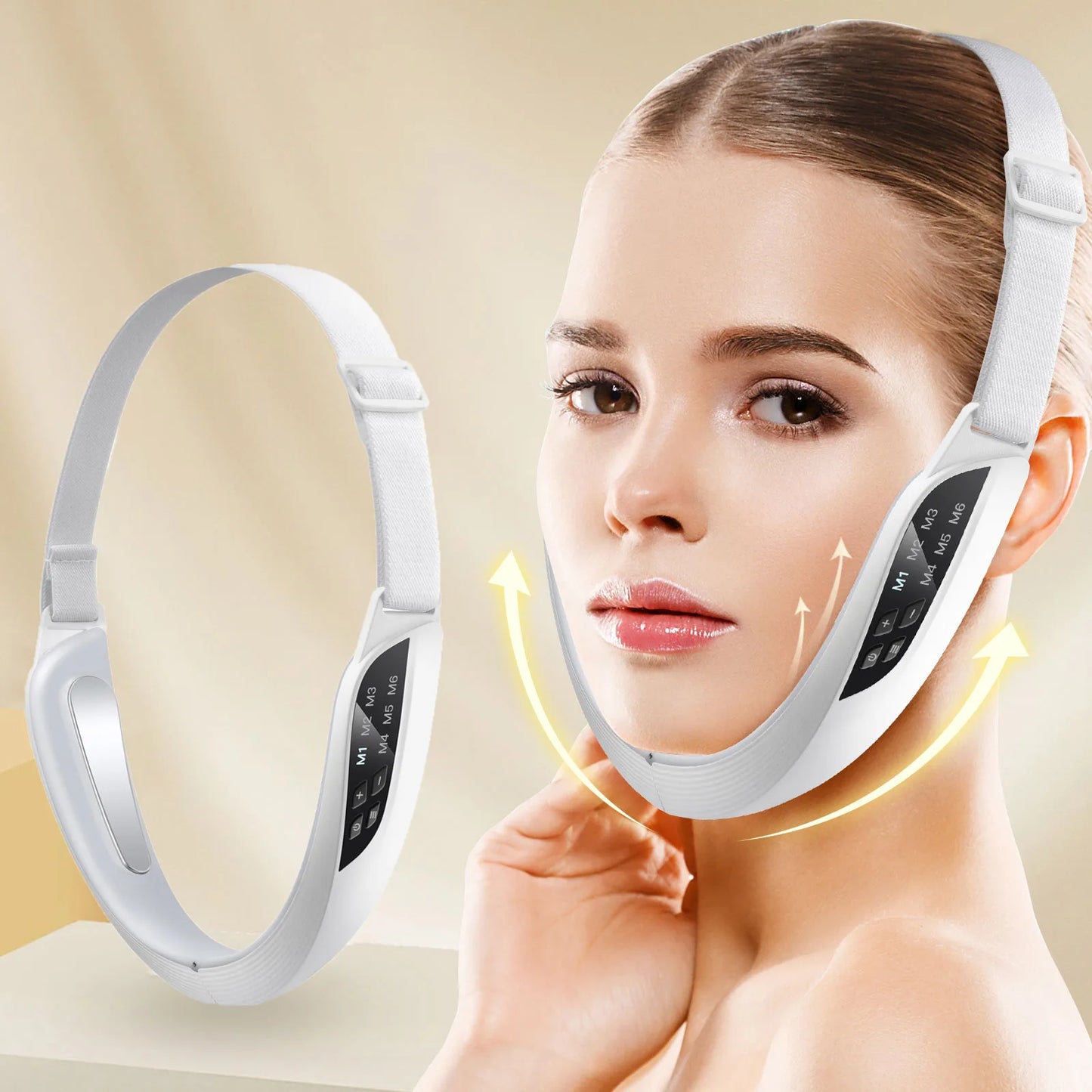 Electric V Face Lifting Beauty Device 6 Modes 8 Levels EMS Skin Care