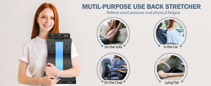Back Stretcher for Back Pain Relief, Multi-Level Back Cracker Board