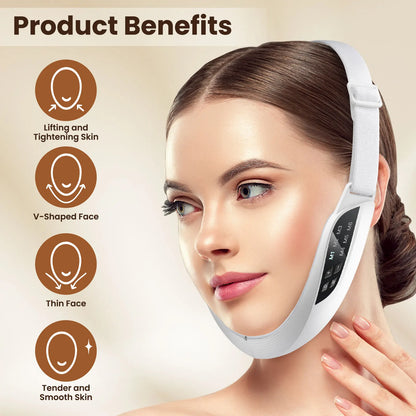Electric V Face Lifting Beauty Device 6 Modes 8 Levels EMS Skin Care