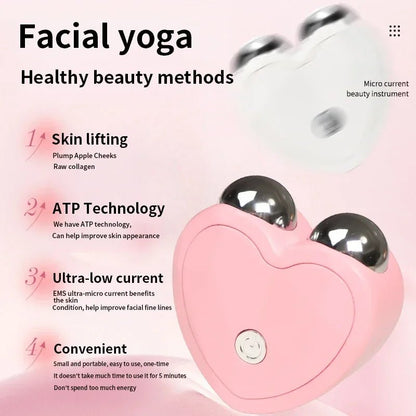 NEW Micro Current Beauty Device Mini Portable Face Lifting Roller