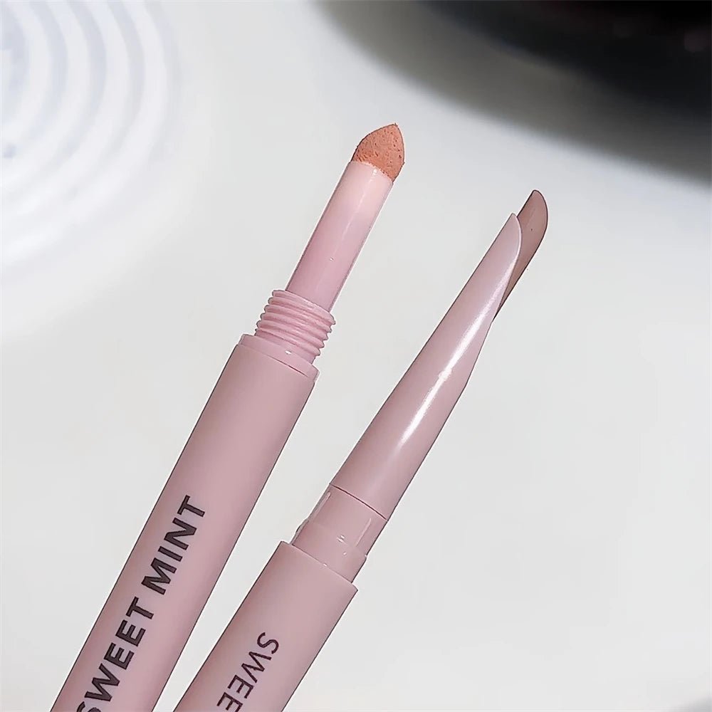 Double-end Lying Silkworm Eyeliner Pencil Diamond Glitter Matte Highligher