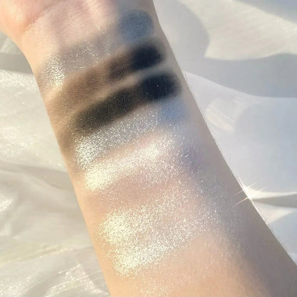 Eyeshadow Palette Oh Rosy Nine Palace Grid Auto Focus Smoke Powder