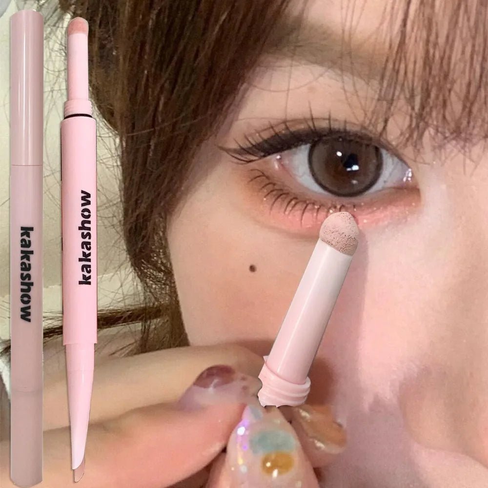 Double-end Lying Silkworm Eyeliner Pencil Diamond Glitter Matte Highligher