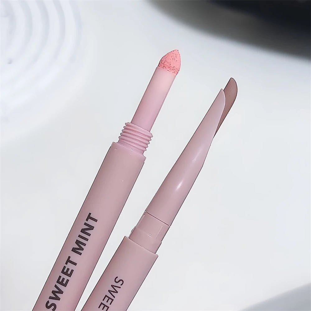 Double-end Lying Silkworm Eyeliner Pencil Diamond Glitter Matte Highligher