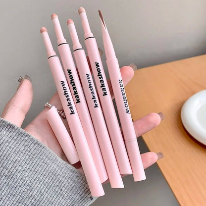 Double-end Lying Silkworm Eyeliner Pencil Diamond Glitter Matte Highligher