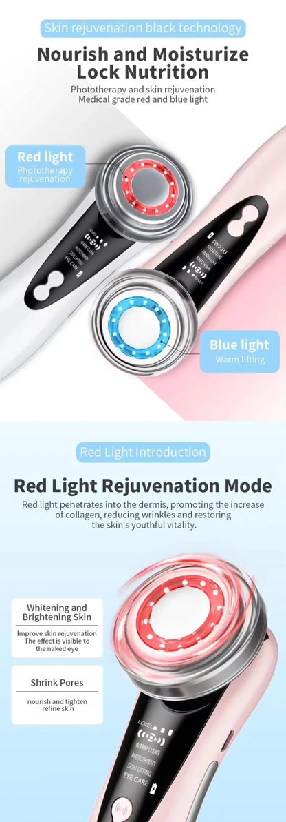 EMS Facial Massager Multifunction Skin Care Tools Face Beauty Device