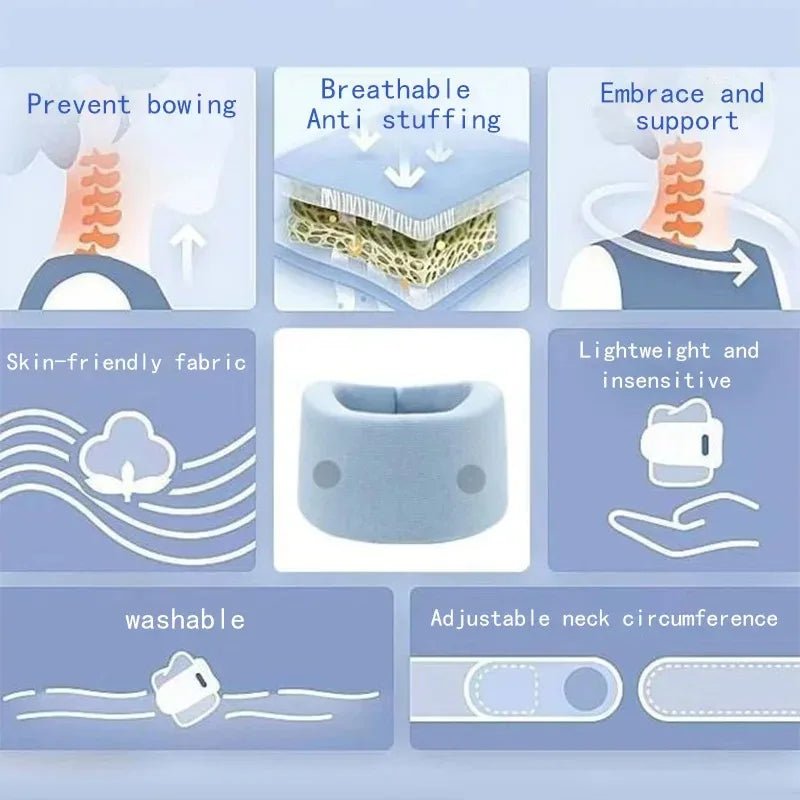 Neck Support Cervical Sponge Neck Protector for Sleep Relief