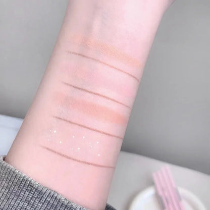 Double-end Lying Silkworm Eyeliner Pencil Diamond Glitter Matte Highligher