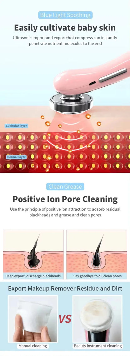 EMS Facial Massager Multifunction Skin Care Tools Face Beauty Device