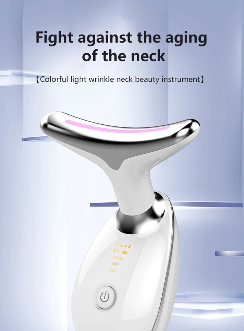 Face Lift 7 Colors Neck Beauty Neck Device Slim Massager Facial Lifting