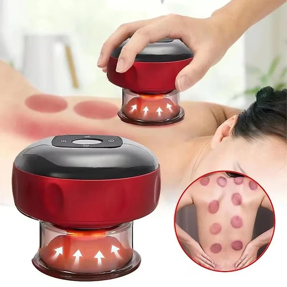 Electric Vacuum Cupping Set Wireless  Level Skin Scraping Massage