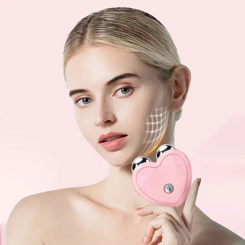 NEW Micro Current Beauty Device Mini Portable Face Lifting Roller