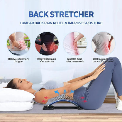 Back Stretcher for Back Pain Relief, Multi-Level Back Cracker Board