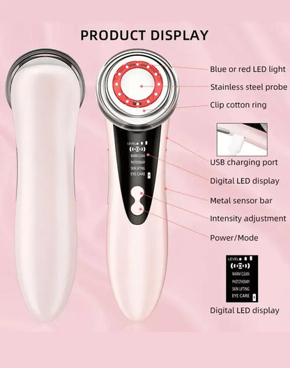 EMS Facial Massager Multifunction Skin Care Tools Face Beauty Device
