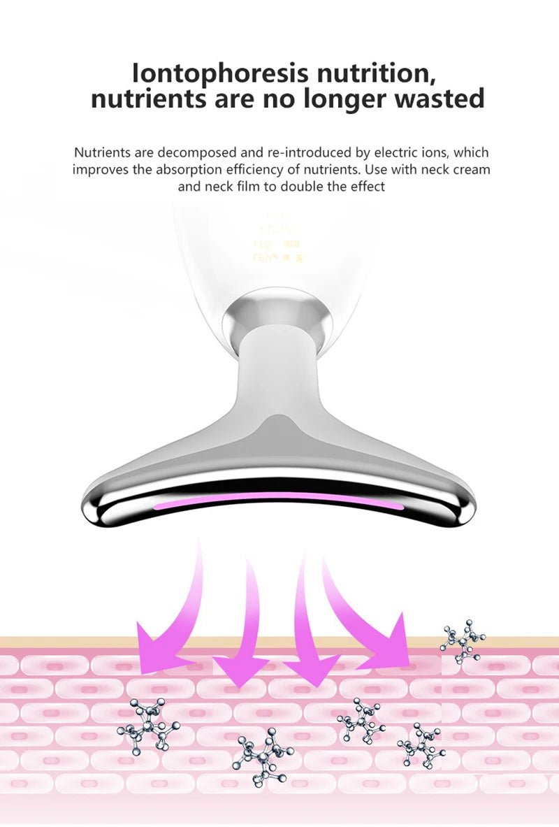 Face Lift 7 Colors Neck Beauty Neck Device Slim Massager Facial Lifting