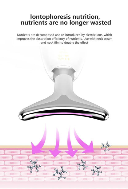 Face Lift 7 Colors Neck Beauty Neck Device Slim Massager Facial Lifting