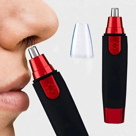 Painless Electric Nose Ear Hair Trimmer Portable Washable Blade Eyebrow
