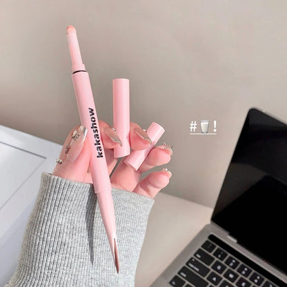 Double-end Lying Silkworm Eyeliner Pencil Diamond Glitter Matte Highligher