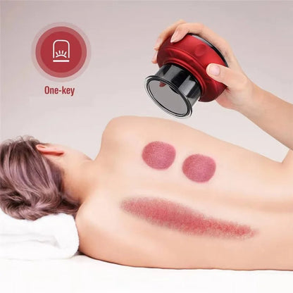 Electric Vacuum Cupping Set Wireless  Level Skin Scraping Massage