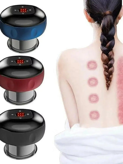 Electric Vacuum Cupping Set Wireless  Level Skin Scraping Massage