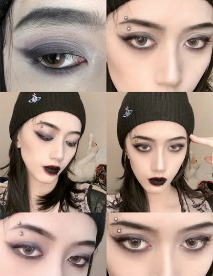 Eyeshadow Palette Oh Rosy Nine Palace Grid Auto Focus Smoke Powder