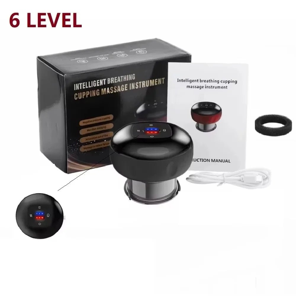 Electric Vacuum Cupping Set Wireless  Level Skin Scraping Massage
