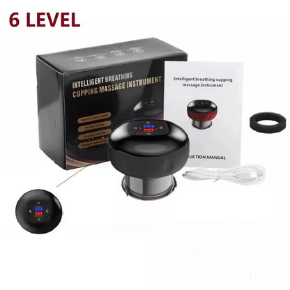 Electric Vacuum Cupping Set Wireless  Level Skin Scraping Massage