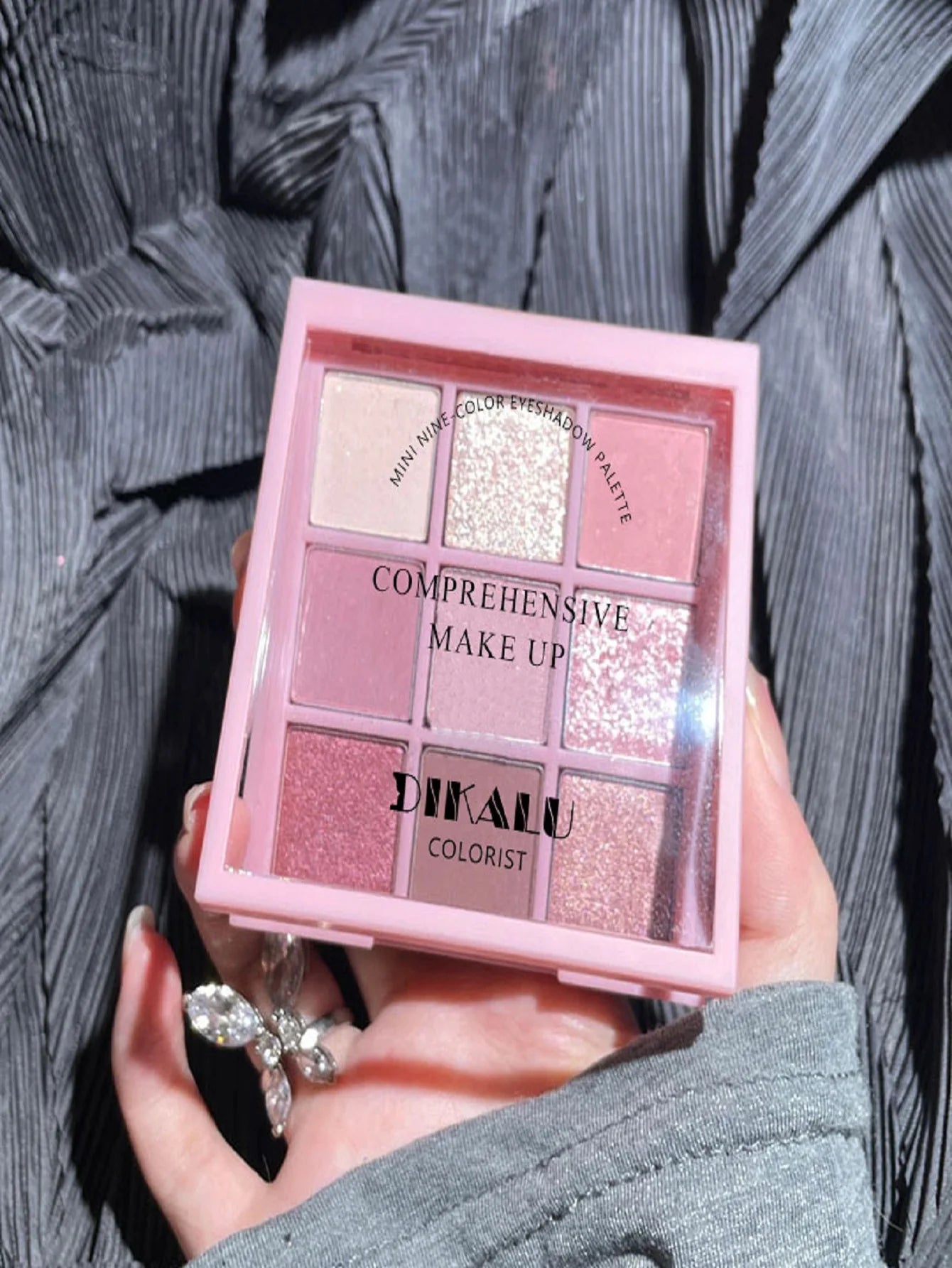 Eyeshadow Palette Oh Rosy Nine Palace Grid Auto Focus Smoke Powder